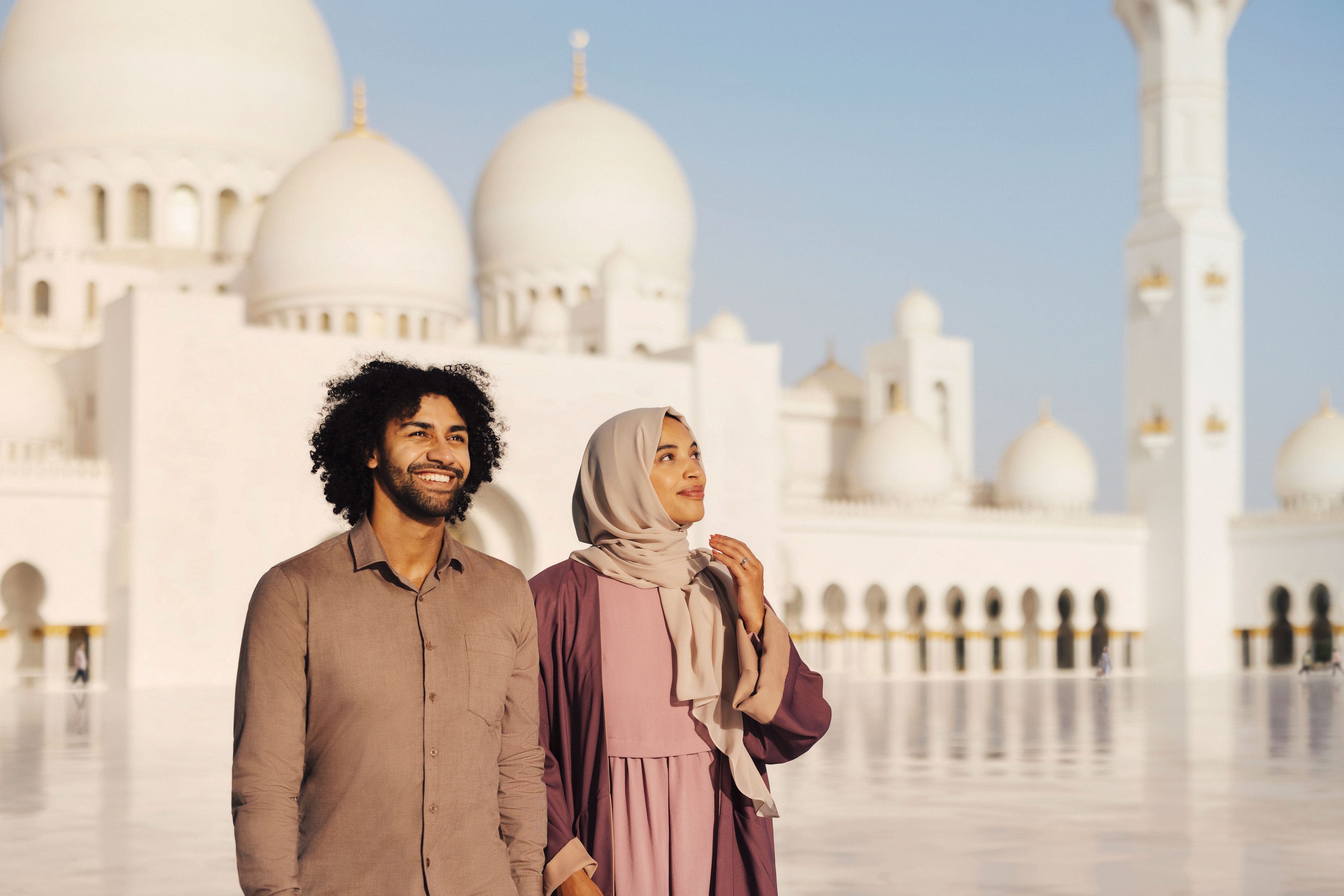 Sheikh Zayed Grand Mosque in Abu Dhabi
